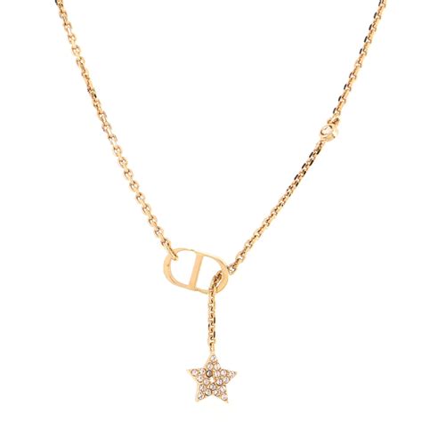 dior star necklace